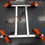 ドローンフレーム モーター搭載